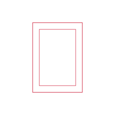 Objects Picture Frames Ikea Ribba Frame Tabletop Small Sticker Svg Vector, Free Vectors File